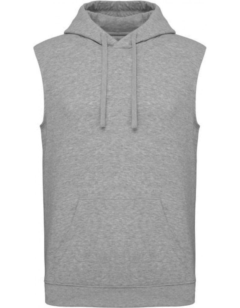 Pulover cu glugă unisex fără mâneci